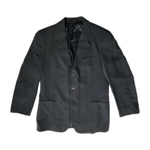 Emporio Armani Gray Virgin Wool Blazer Jacket Sport Coat Men's Size 40 US/ 50 It